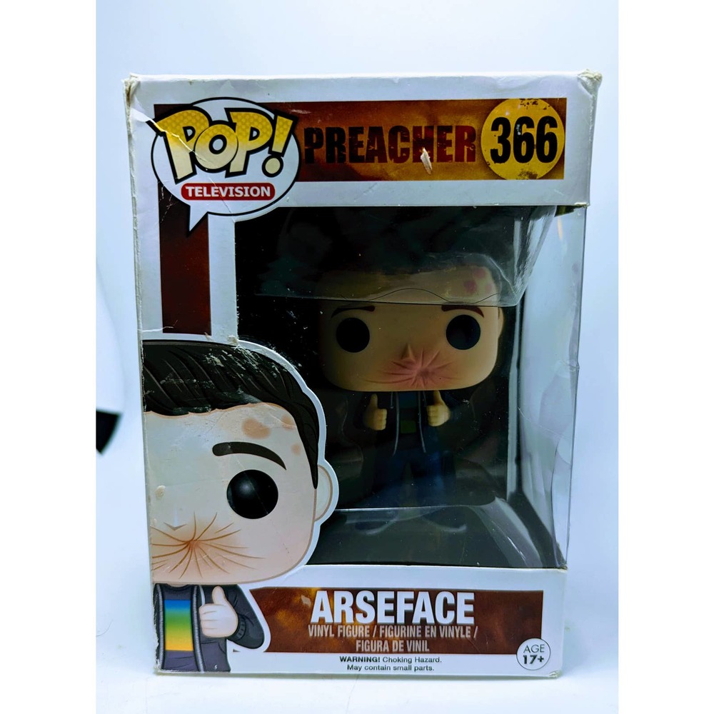 Funko Pop Television 366 Preacher Arseface Damaged Box NIB